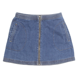 COOPERATIVE Womens Mini Skirt Blue Short Denim M
