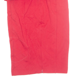 GUESS Womens Pencil Skirt Red Knee Length Viscose XS