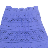 TOMMY HILFIGER Womens A-Line Skirt Blue Short UK 8