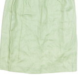 Womens Straight Skirt Green Knee Length UK 10