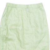 Womens Straight Skirt Green Knee Length UK 10