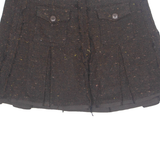 ZARA Womens Mini Skirt Brown Short M