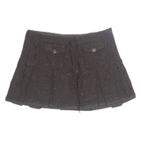 ZARA Womens Mini Skirt Brown Short M