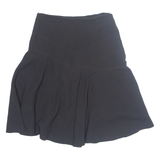 ZARA Womens Flare Skirt Black Knee Length UK 10