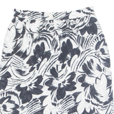 Womens Straight Skirt Black Knee Length Floral M