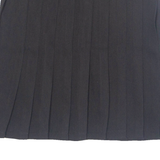 Womens Pleated Skirt Black Short S