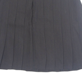 Womens Pleated Skirt Black Short S