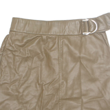ZARA Womens Mini Skirt Brown Short S