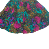 M.J.CARROLL Womens A-Line Skirt Blue Knee Length Floral M