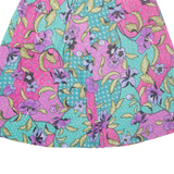 ALFRED DUNNER Womens A-Line Skirt Purple Midi Floral M