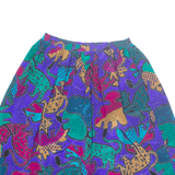 CAMPUS CASUALS OF CALIFORNIA Womens A-Line Skirt Blue Midi M