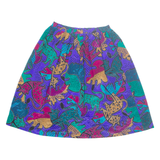 CAMPUS CASUALS OF CALIFORNIA Womens A-Line Skirt Blue Midi M