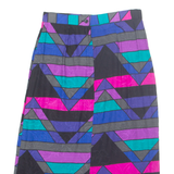 JONATHAN MARTIN Sophisticates Womens Pencil Skirt Blue Midi Geometric UK 10