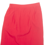Womens Straight Skirt Red Midi M
