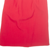 Womens Straight Skirt Red Midi M