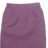 NIKKI Womens Straight Skirt Purple Midi M