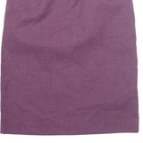 NIKKI Womens Straight Skirt Purple Midi M