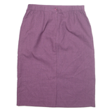 NIKKI Womens Straight Skirt Purple Midi M