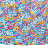 Womens Pencil Skirt Blue Knee Length Floral M