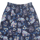 SAG HARBOUR Womens A-Line Skirt Blue Midi L