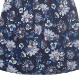 SAG HARBOUR Womens A-Line Skirt Blue Midi L