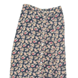 VINTAGE STUDIO Womens A-Line Skirt Pink Long Floral M