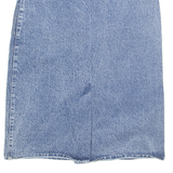 DALGIC JEANS Womens Pencil Skirt Blue Midi Denim M