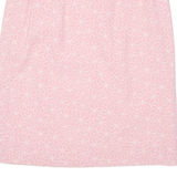 Womens Straight Skirt Pink Midi Floral M