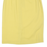 Womens Pencil Skirt Yellow Midi S