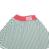 ZIZETTE Womens Skater Skirt Green Short Striped XS