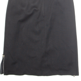 JAN NICOLE Womens Pencil Skirt Black Midi S