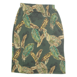 BONWORTH Womens Straight Skirt Green Midi Floral M