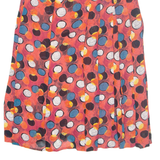HATTIG MODELLE Womens A-Line Skirt Red Long Spotted L
