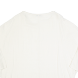ZARA Womens Top Cream L