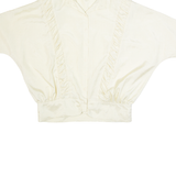 YESSICA Womens Blouse Yellow Collared L