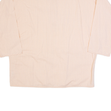 FULL POWER Womens Shirt Blouse Pink 3/4 Sleeve Striped M