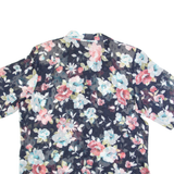 STREITS Womens Printed Shirt Blue Collared Floral L