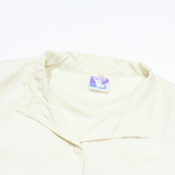 YESSICA Womens Blouse Yellow Collared L