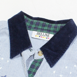 VANTA Womens Shirt White Collared Long Sleeve L