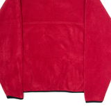 HARD ROCK CAFE Orlando Mens Fleece Red 1/4 Zip 90s L