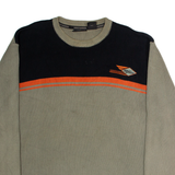 HARLEY DAVIDSON Mens Patterned Jumper Grey Crew Neck 90s 2XL