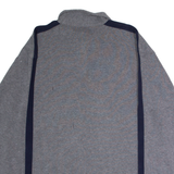 TOMMY HILFIGER Mens Jumper Grey Collared Tight Knit L