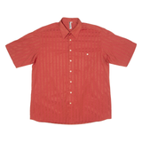 ANGELO LITRICO Mens Shirt Red 90s Striped XL