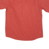 ANGELO LITRICO Mens Shirt Red 90s Striped XL