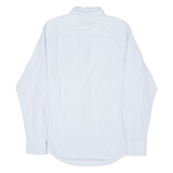 TIMBERLAND Mens Shirt Blue Striped Long Sleeve M