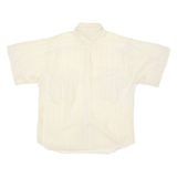 Womens Shirt Yellow 90s Striped UK 12