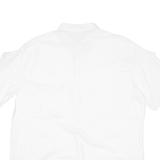 MARLBORO Mens Plain Shirt White 80s Long Sleeve XL