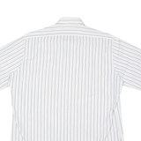 Mens Shirt White Striped L