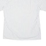 Mens Shirt White Striped L