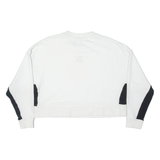 PUMA Cropped Womens Sweatshirt White M